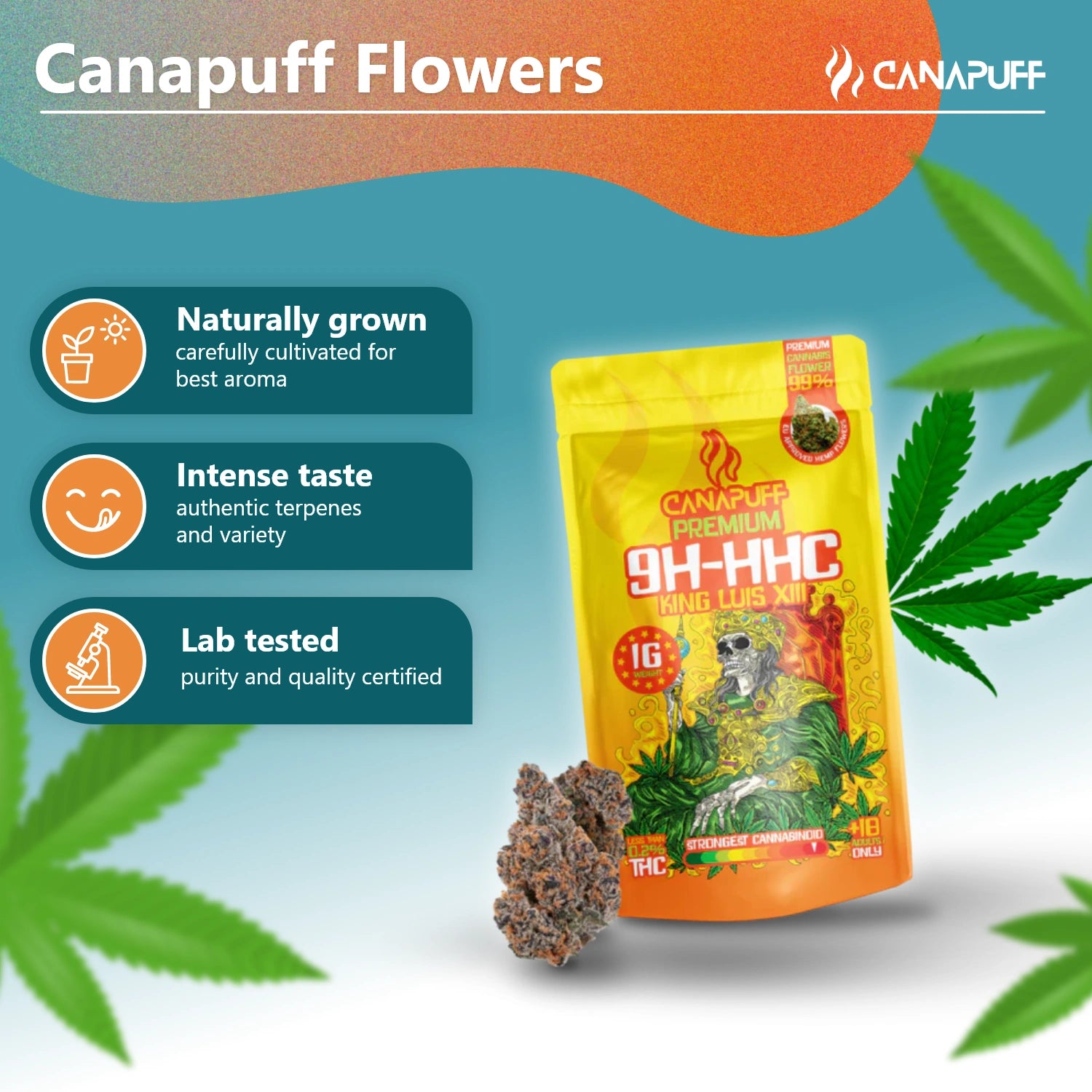 9H-HHC Flowers King Luis XIII 99%