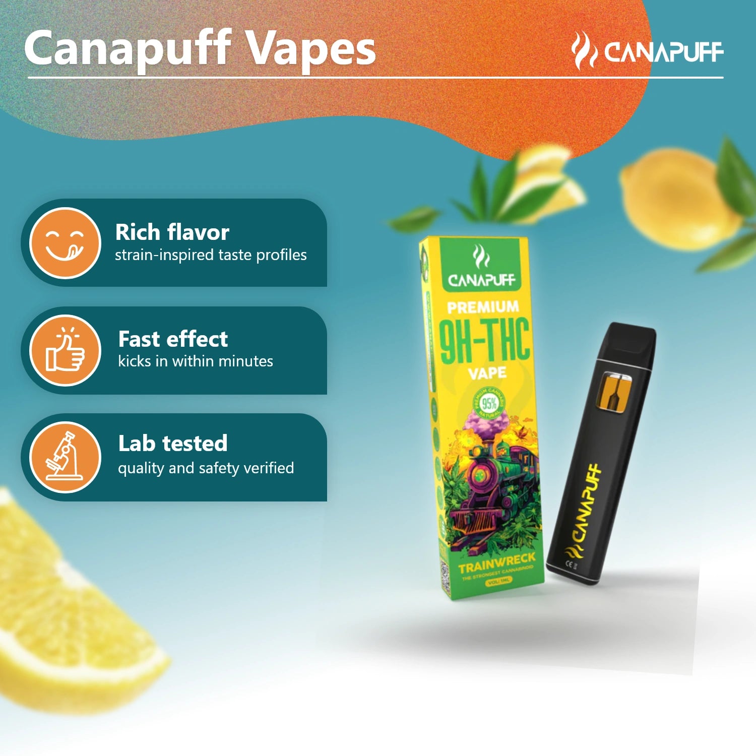 9H-THC Vape Trainwreck 95% 1ml