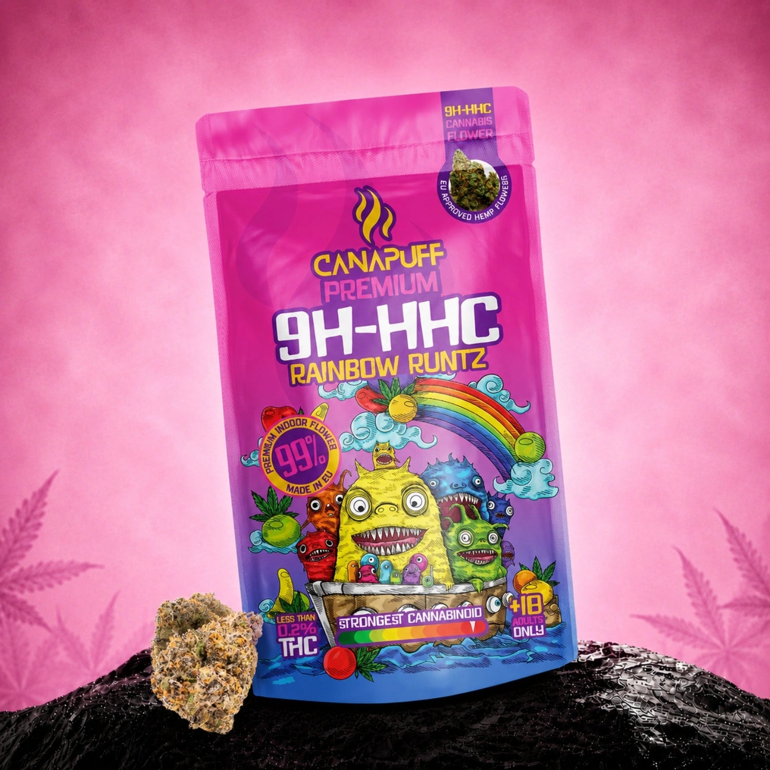 9H-HHC Flowers Rainbow Runtz 99%