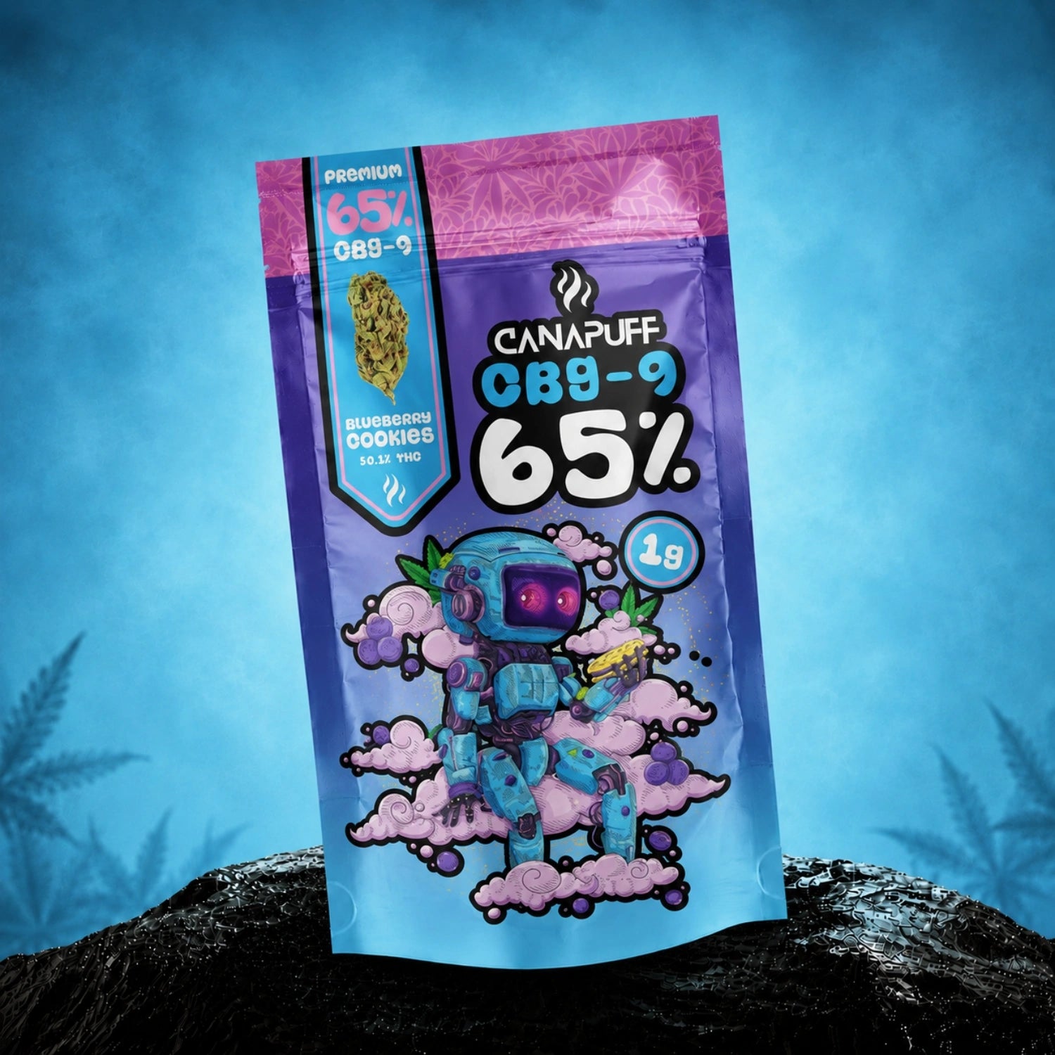 CBG9 Flowers Blueberry Cookie 65%