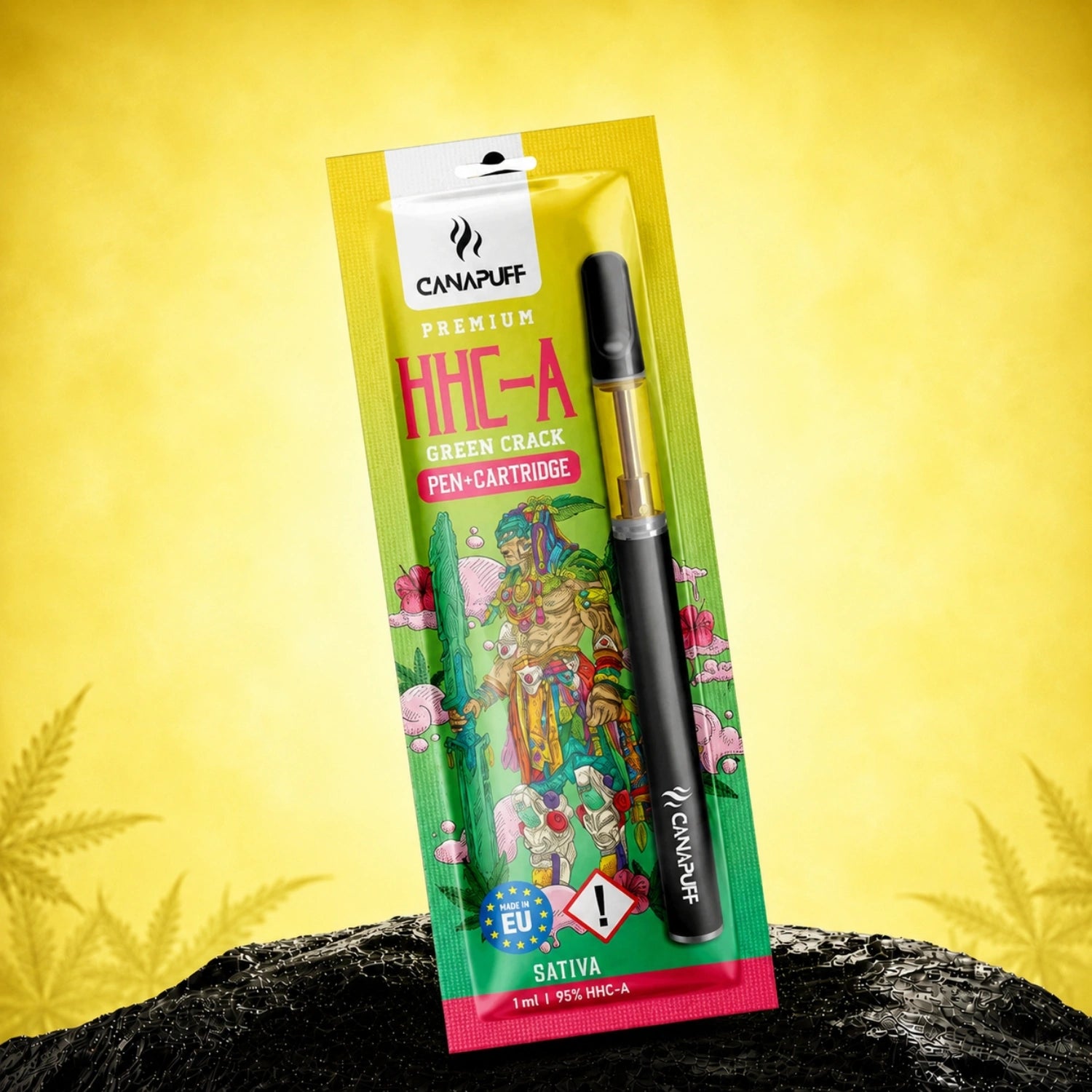 HHC-A Pen+Cartridge Green Crack 95%
