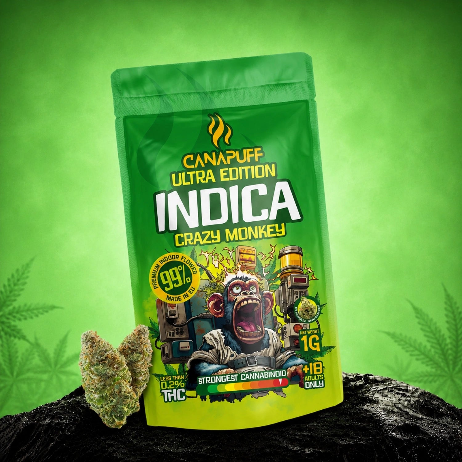 Indica Flowers Crazy Monkey Ultra Edition 99%