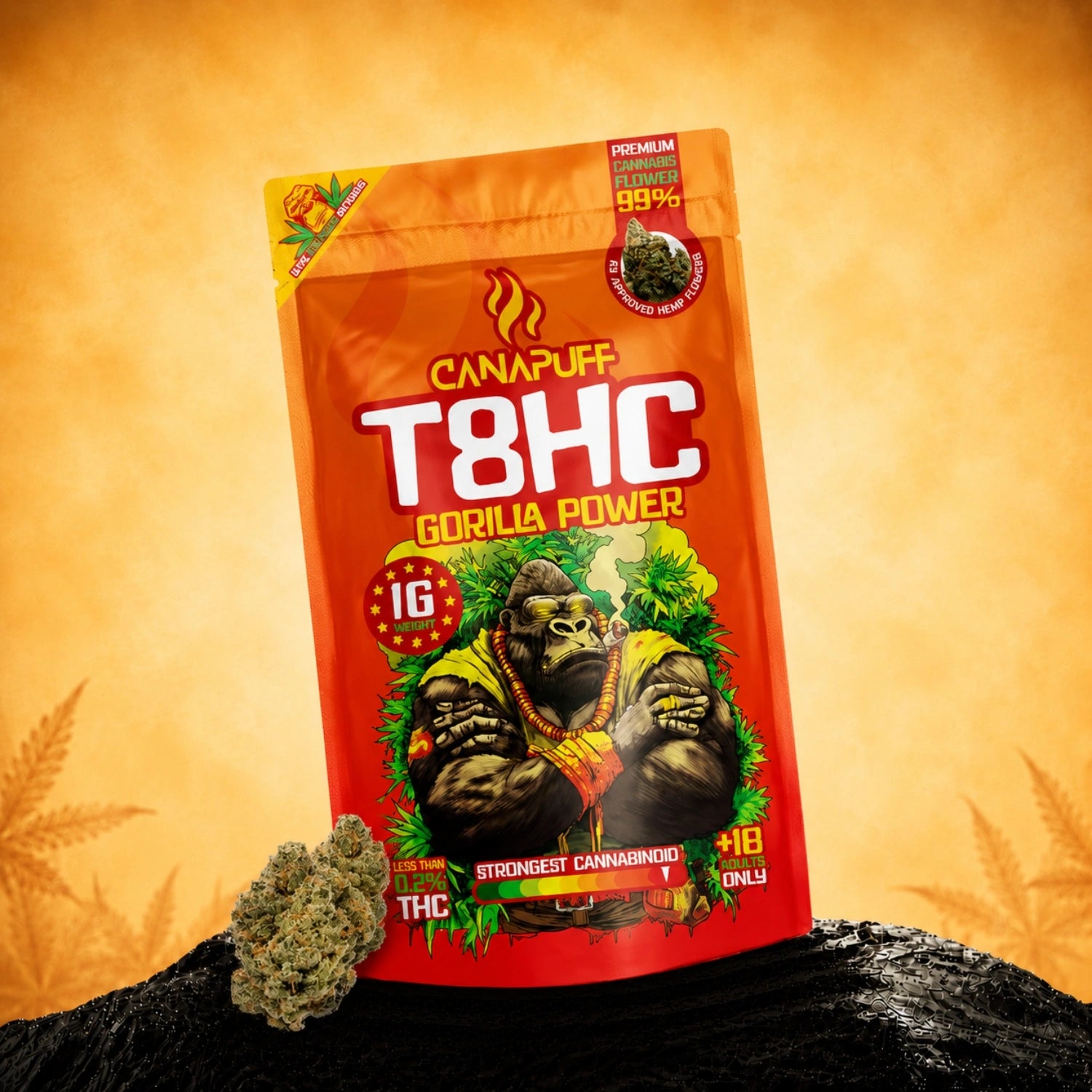 T8HC Flowers Gorilla Power 99%