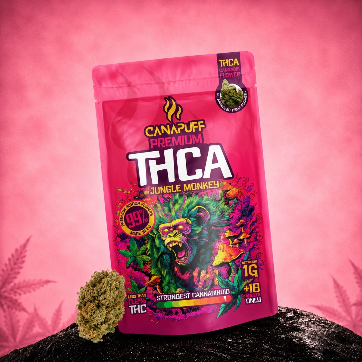 THCA Flowers Jungle Monkey 99%