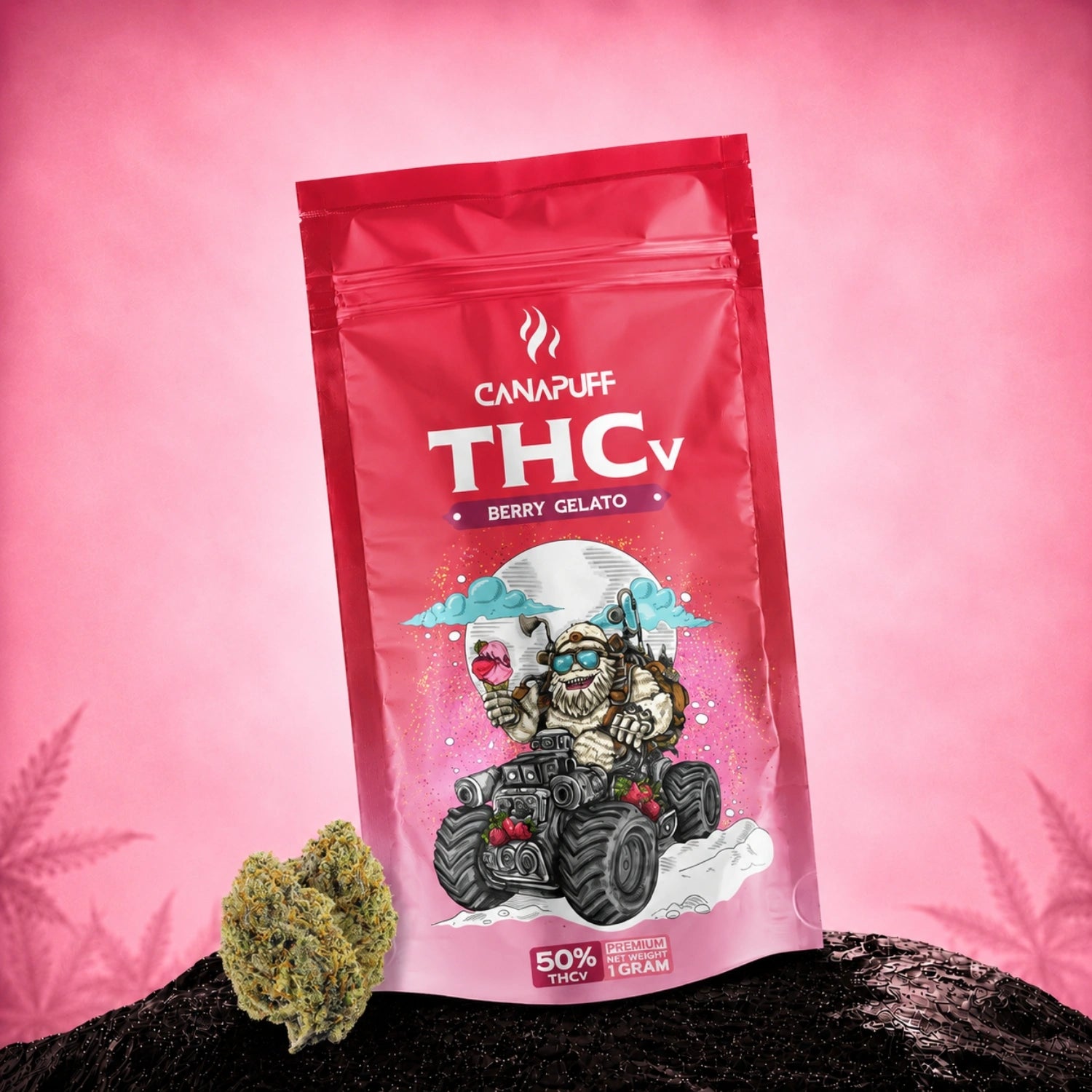 THCv Flowers Berry Gelato 50%