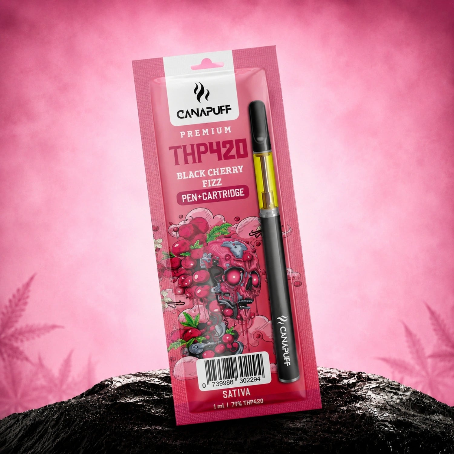 THP420 Pen+Cartridge Black Cherry Fizz 79%