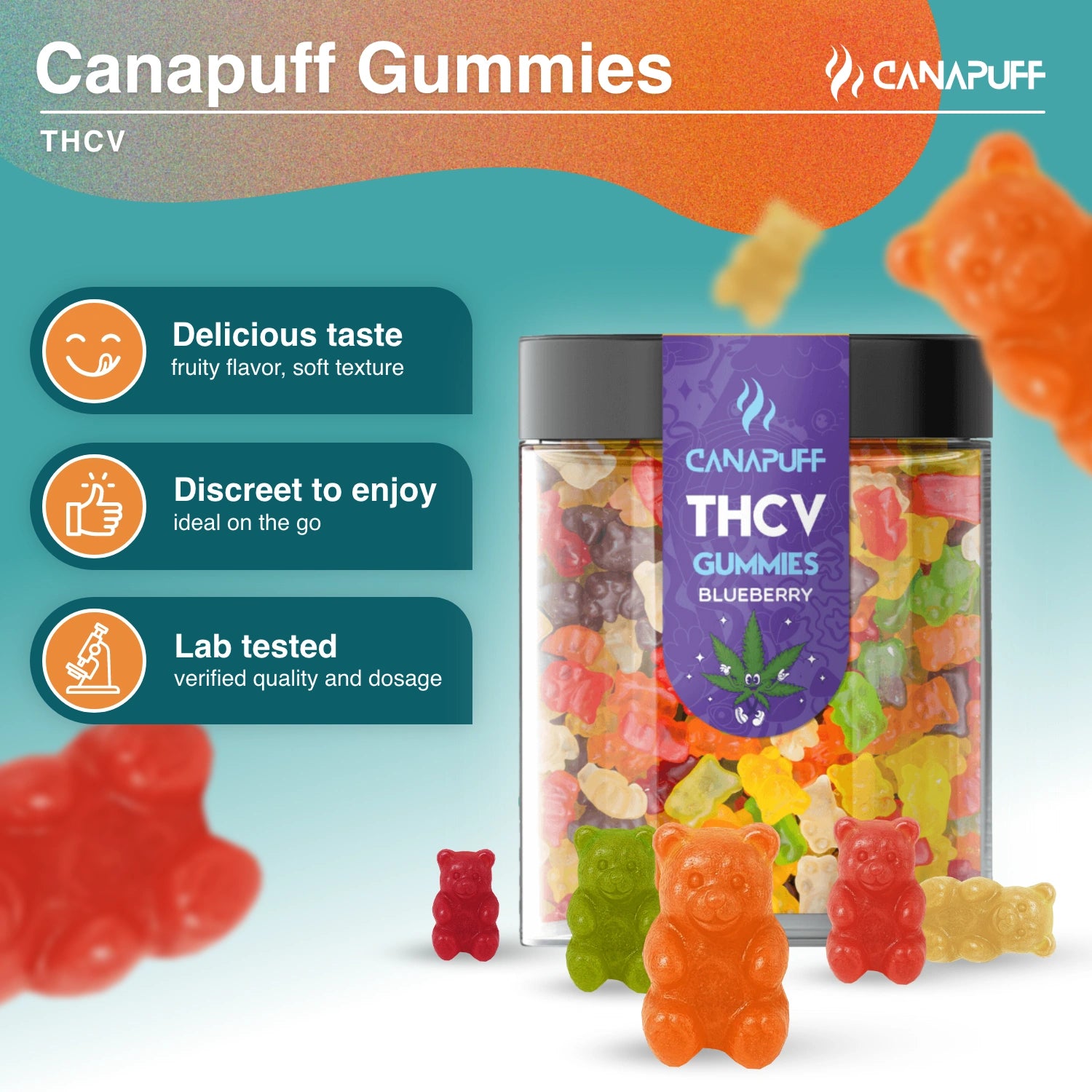 THCv Gummies Blueberry
