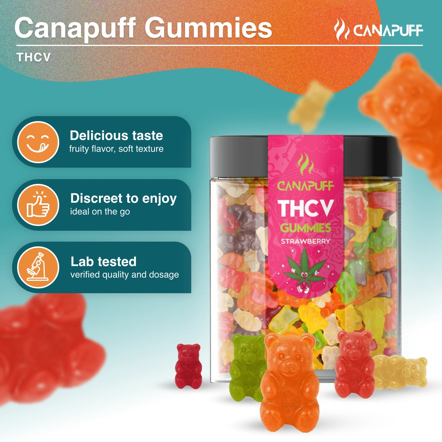 THCv Gummies Strawberry