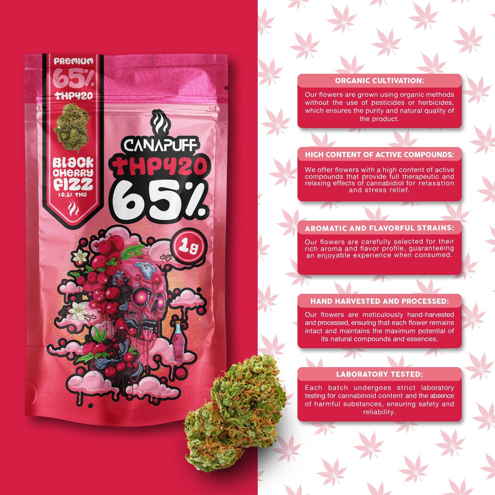 THP420 Flowers Black Cherry Fizz 65%